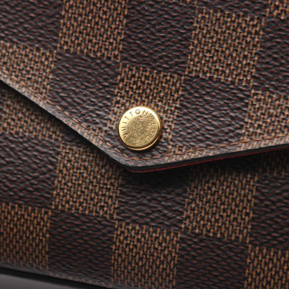 LOUIS VUITTON Brown Damier Coated Canvas Pochette Shoulder Bag - Picture 8 of 10